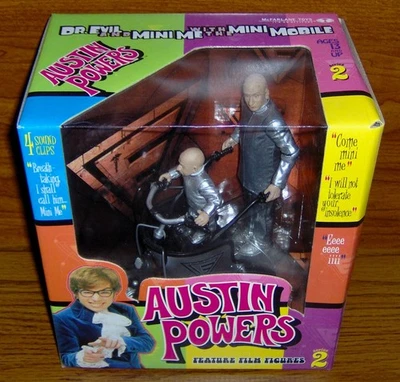 DE COLECCIÓN 1999 - McFARLANE - "AUSTIN POWERS - DR. EVIL & MINI ME MOBILE" - MIC8+B Foto 1 de 4