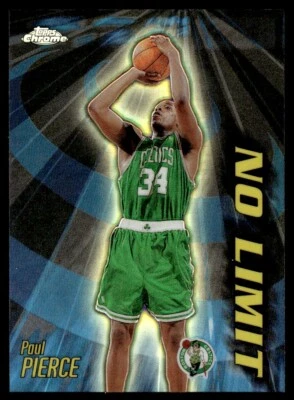 2001-02 TOPPS CHROME NO LIMIT  REFRACTOR PAUL PIERCE - Image 1 of 2