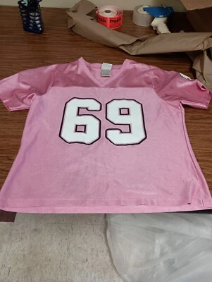 Camiseta feminina NFL rosa Jared Allen #69 - Imagem 1 de 4