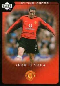 2003 Upper Deck Manchester United Strike Force Soccer Cards Pick From List