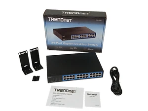 NEW TRENDnet TEG-S25D, 24-Port Gigabit Desktop Switch - Picture 1 of 4