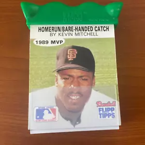 Vintage Flipp Tipps Flip Books Kevin Mitchell San Francisco Giants 1989 MVP - Picture 1 of 1