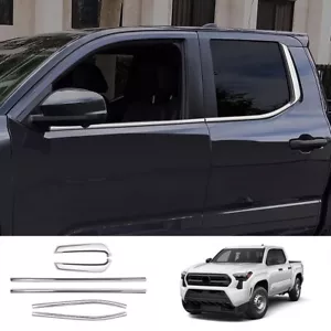 For 2024 2025 Toyota Tacoma Accessories Stainless Steel Window Sills Trims - Picture 1 of 8