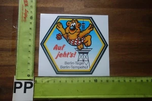 Old sticker airport airline airport Berlin Tegel Tempelhof - Picture 1 of 2