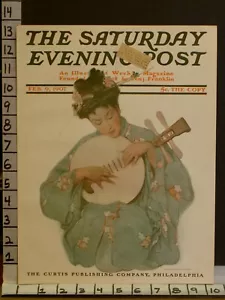 1907 SARAH S. STILWELL WEBER JAPANESE GEISHA MUSIC ORIGINAL COVER ART CAV053 - Bild 1 von 1