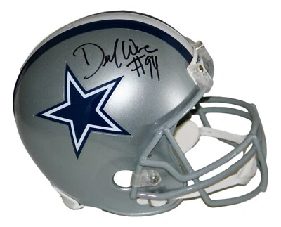 Casco Beckett BAS Autografiado DeMarcus Ware Dallas Cowboys Tamaño Completo Foto 1 de 4