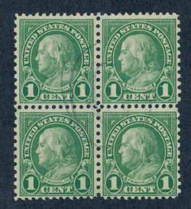 drbobstamps US Scott #578 Used Block of 4 Stamps, Nice! Cat $1000 - Picture 1 of 2