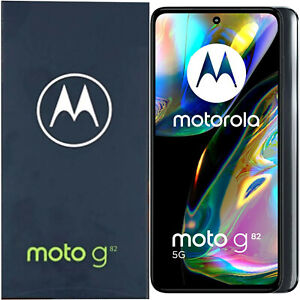 Nuovo con scatola Motorola Moto G82 5G grigio 128 GB + 6 GB dual-SIM sbloccato in fabbrica SIMFree