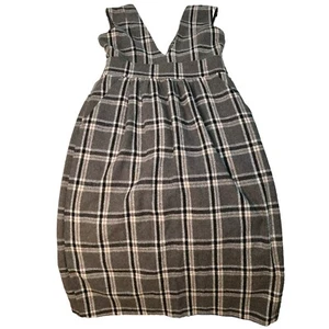 Check Winter Midi Dress Size S By KANZI Grey Sleeveless Pockets BNWT EXC CONDITI - Bild 1 von 9