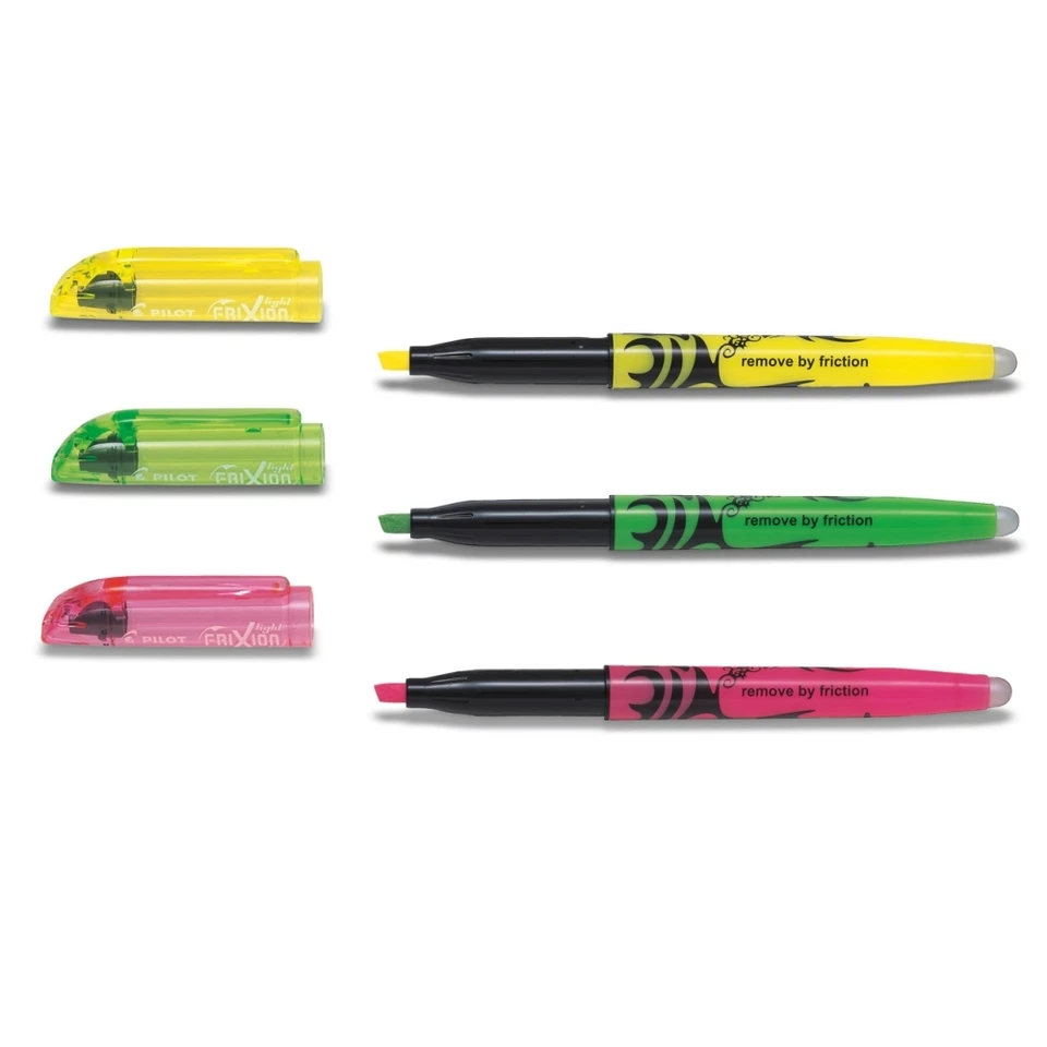 Pilot Frixion Light Textmarker 3er-Set gelb, grün, pink - Bild 1 von 1