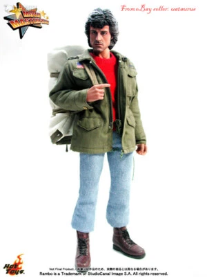 Perfect Hot Toys 1/6 Mms46 The First Blood Rambo (versión chaqueta M65) en stock Foto 1 de 4