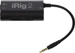 IK Multimedia Compact iRig 2 Mobile Guitar Interface Analog & Digital 24bit NEW