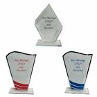 Spersonalizowane grawerowane szklane trofeum / nagroda - nagroda zwycięzców / nagroda korporacyjna