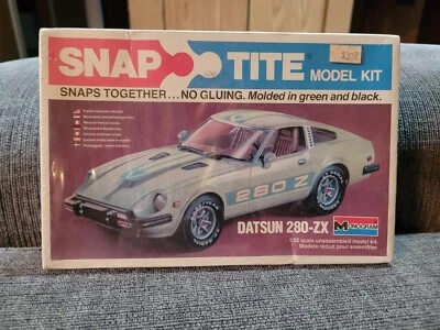 1980 Monogram "SnapTite" Datsun 280-ZX Model Kit Mint Factory Sealed. 1/32 - Image 1 of 4