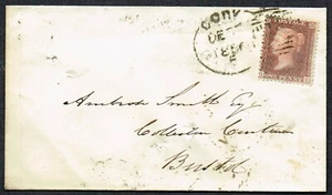 1856 1d Star OC English-style Irish Spoon Cancel CORK Fine Used - Picture 1 of 2