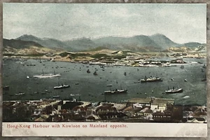 Hong Kong Harbour with Kowloon on Mainland Opposite C. Piens DB Postcard B625 - Picture 1 of 3