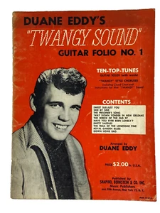 Duane Eddy's Twangy Sound Guitar Folio #1 1960 Spartiti - Foto 1 di 5