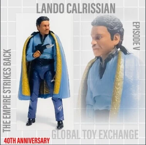STAR WARS BLACK SERIES 6 INCH BESPIN LANDO CALRISSIAN 40TH ANNIVERSARY FIGURE  - Picture 1 of 6