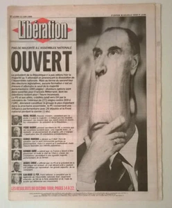LIBERATION Nouvelle série N°2196 du 13/06/1988 - Législatives 2nd tour - Picture 1 of 12