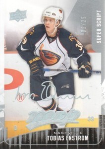2009-10 Upper Deck MVP Hockey Super Script Parallel #287 Tobias Enstrom 02/25