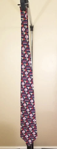 Boston Red Sox MLB Classic Blue & Red Team Logo Neck Tie Cover