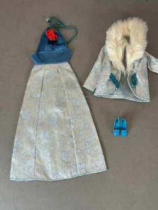 #7840 Party Dress Get ups 'n Go 1974 outfit MOD Vintage Barbie Doll - Picture 1 of 7