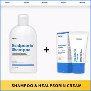 Dermz Hermz Healpsorin Shampoo + Healpsorin Creme KONVOLUT Schuppenflechte, Ekzeme, Rosa - Bild 1 von 10