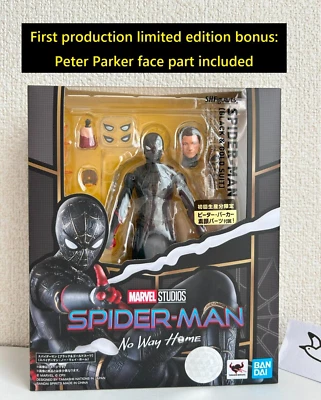 Figura de acción BANDAI S.H.Figuarts Spider Man No Way Home nueva con bonificación limitada Foto 1 de 4