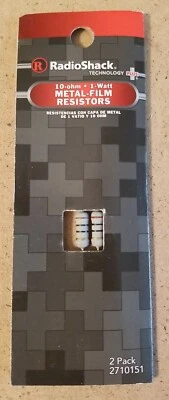 RadioShack 10 Ohm 1 Watt Metal-Film Resistors 271-0151 2710151 *FREE SHIPPING* - Image 1 of 3