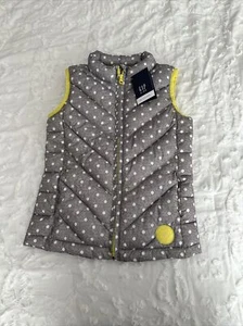 GAP kids Puffer Best| Polka Dots Size M Regular (8-9) - Picture 1 of 3