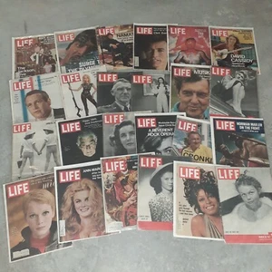 24 VINTAGE SPECIAL LIFE MAGAZINES STARS, FAMOUS OTHERS? FREE USPS - Picture 1 of 5