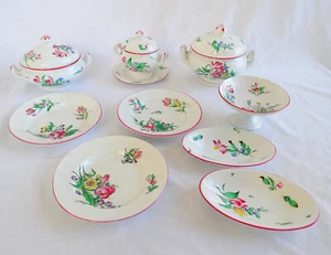 Dînette - faïence de Lunéville Réverbère - 9 pièces - Imagen 1 de 8