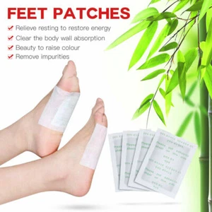 100x Kinoki Detox Foot / Body Patches Pads Herbal Toxins Feet Slimming Cleansing