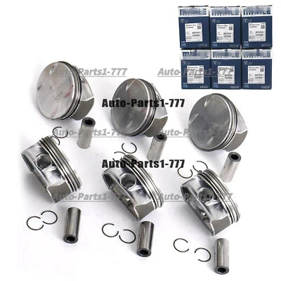 Juego de anillos de pistón de gran tamaño para Mercedes-Benz C350 E350 S350 3,5 L M272 MAHLE OEM Foto 1 de 4