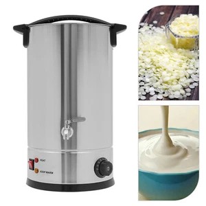 Electric Wax Melt Oven Large Stainless Steel Wax Melter for Candle Making 15L - Picture 1 of 24