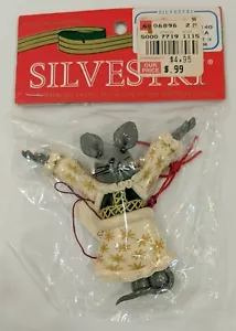 De Colección Silvestri Happy Mouse en un Vestido Adorno de Navidad - Imagen 1 de 6