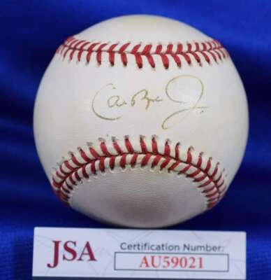 Cal Ripken Jr JSA COA Autographed National League Signed Baseball - Image 1 of 2