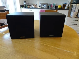 Monitor Audio 50 compact bookshelf speakers in black - Picture 1 of 14