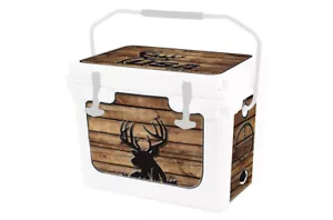 Vinyl Cooler Wrap fits RTIC 20qt 'New Model' | Decal Skin L+I Buck Crosshair - Picture 1 of 8