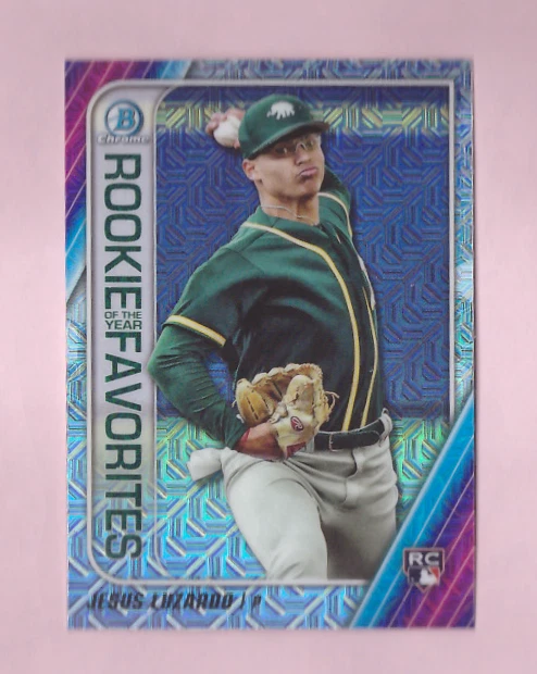 2020 Bowman Chrome JESUS LUZARDO Rookie of the Year Favorites Mojo Refractor  - Image 1 of 1
