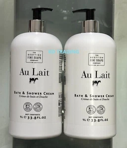(2er Pack) THE SCOTTISH FINE SOAPS ~ Au Lait Signature BATH & SHOWER CREAM 1000ml - Bild 1 von 4