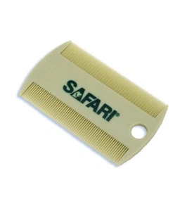 Safari brand DOUBLE-SIDED FLEA COMB For dog cat grooming To find & remove fleas - Picture 1 of 1