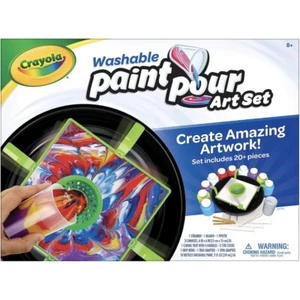 Crayola abwaschbares Farbgießer-Set, 20-teiliges Malset, Geschenk für Kinder, 8, 9, 10, 11 - Bild 1 von 8