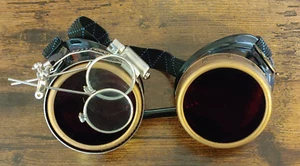 REGENSCHIRM LABOR Steampunk Brille im viktorianischen Stil mit Kompass-Design - Bild 1 von 4
