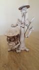 Vintage Dino Bencini Italy Ceramic Don Quixote And Sancho Panzo Handmade Sculptu