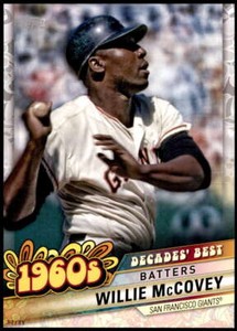 Willie McCovey 2020 Topps Decade's Best Series 2 5x7 #DB-27 7/49 Giants