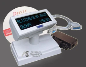 KUNDENDISPLAY KASSENANZEIGE für POS KASSE USB WIN 7 / 10 / 11 NEU - Bild 1 von 2