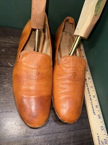MEN'S VERO CUOIO Neri MADE IN ITALY Brown LEATHER SHOE . - Picture 1 of 11