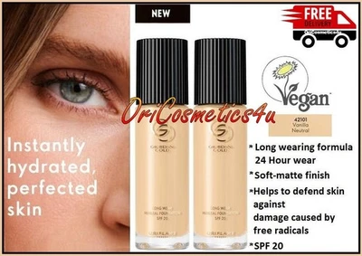 2 x Oriflame Giordani Gold Long Wear Mineral Foundations SPF20 Vanilla Neutral - Image 1 of 4