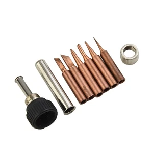 High Quality Soldering Tips Kit Accessories Copper Diamagnetic Handle Set - Picture 1 of 12